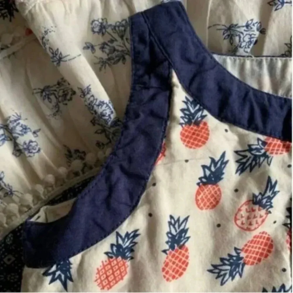 Cutey Couture Girl's CPineapple Girl's Sleeveless Cotton Dress Size 2/3 Years